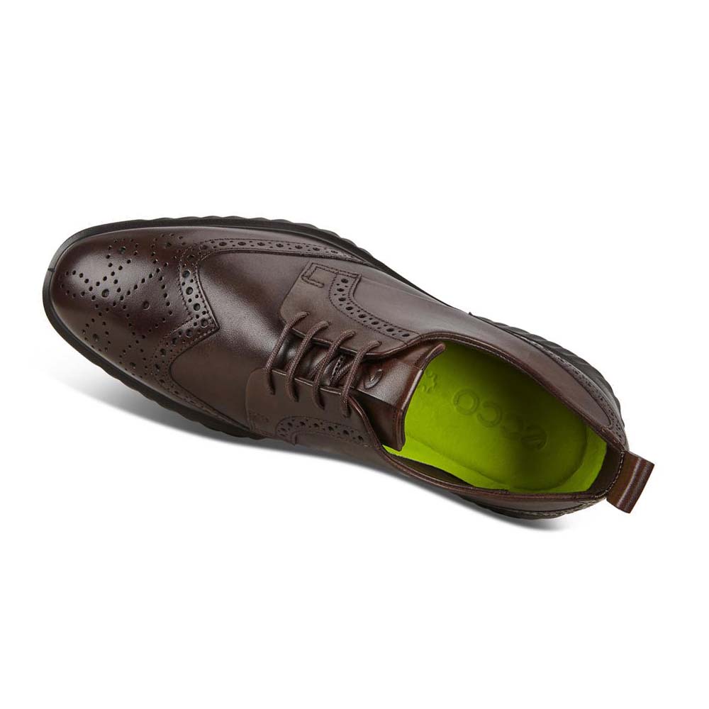 Ecco St.1 Hybrid Lite Wingtip Brogue Finskor Herr Bruna | SE 530EBC